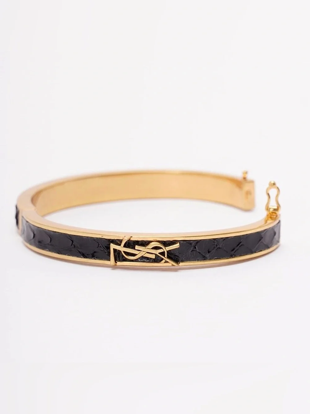 SAINT LAURENT YSL logo cuff bracelet